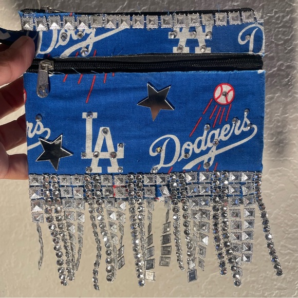 Handmade Accessories - Los Angeles Dodgers Wristlet